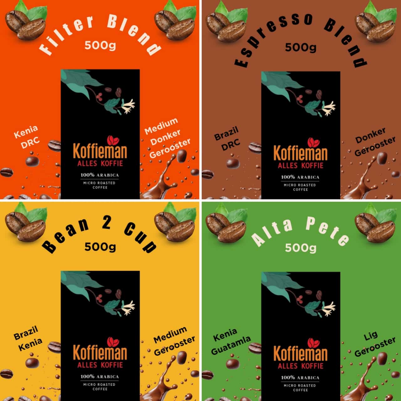 Koffieman Kombo 500g